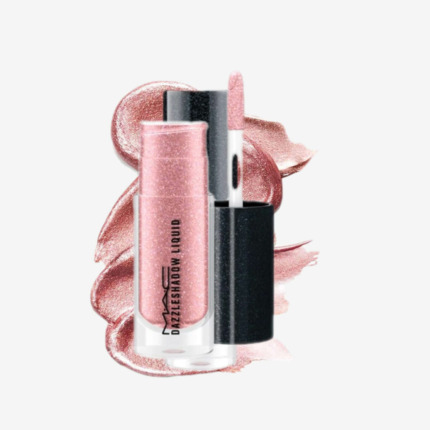 Rouge à lèvres rose nacré MAC Dazzleshadow Liquid.